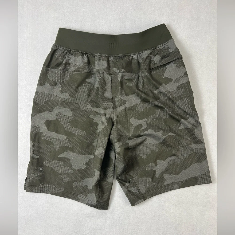 Lululemon THE Short 7” Mesh Linerless Men’s Small Camo Green Athletic Run M7APIS